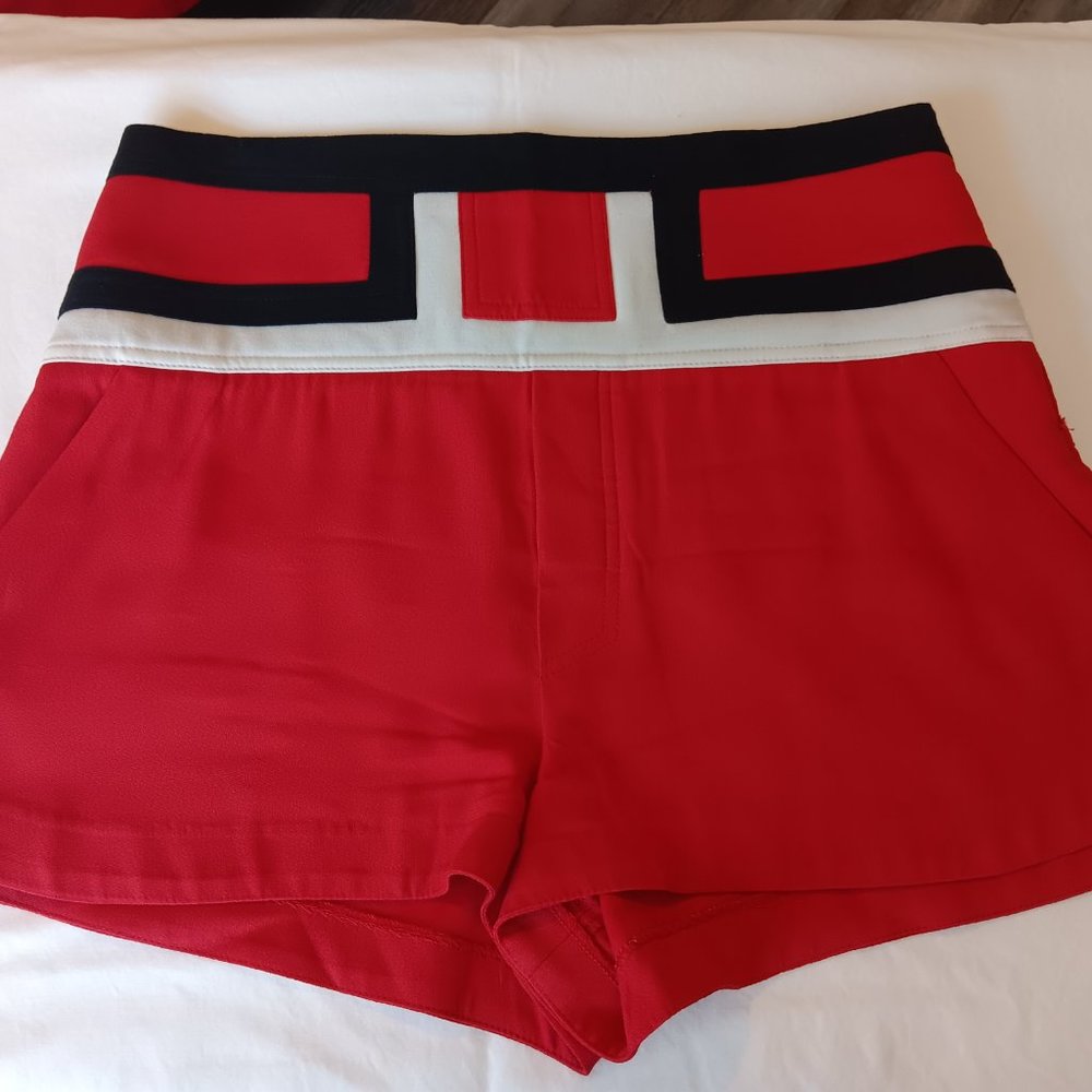 Animale red, white and black shorts - size 28